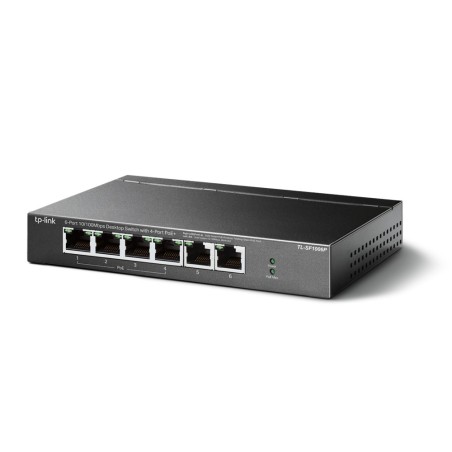 TP-Link TL-SF1006P commutateur réseau Non-géré Fast Ethernet (10/100) Connexion Ethernet, supportant l'alimentation via ce port