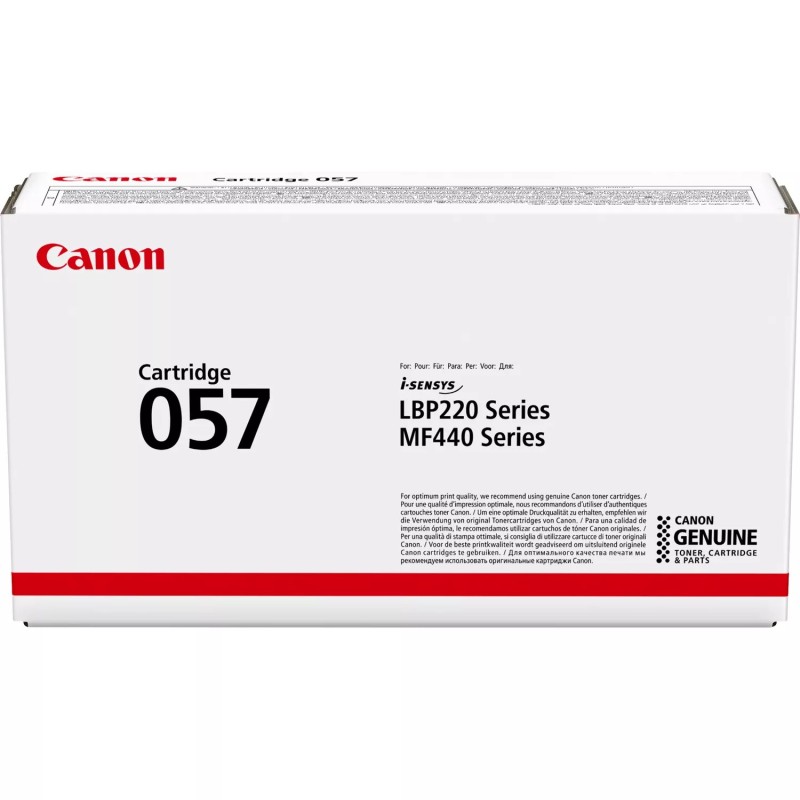 Canon 057 Cartouche de toner 1 pièce(s) Original Noir Canon 057 Cartouche de toner 1 pièce(s) Original Noir