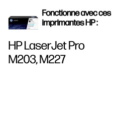 HP Cartouche de toner noir originale 30A LaserJet