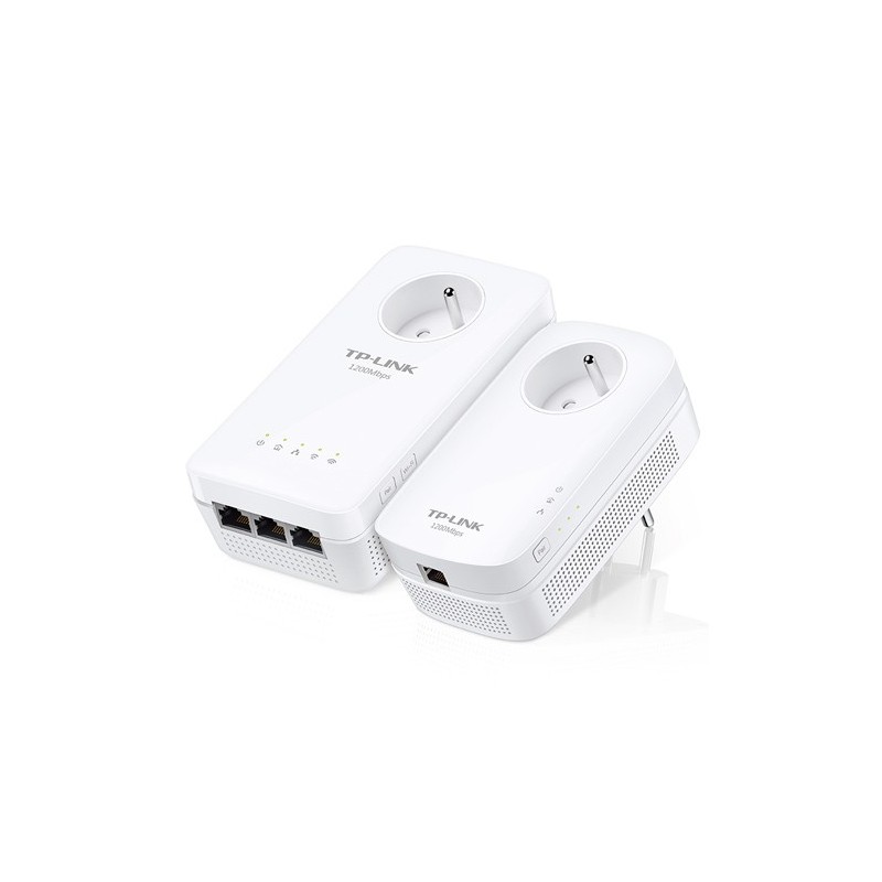 TP-Link TL-WPA8635P KIT 1200 Mbit/s Ethernet/LAN Wifi Blanc 2 pièce(s) TP-Link TL-WPA8635P KIT 1200 Mbit/s Ethernet/LAN Wifi Blanc 2 pièce(s)