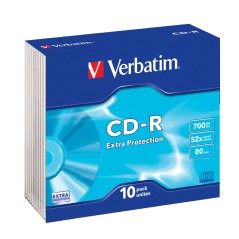 Verbatim CD-R Extra Protection 700 Mo 52x 10 pièce(s)