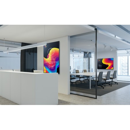 Sharp PN-ME982 Écran plat de signalisation numérique 2,49 m (98") LED 450 cd/m² 4K Ultra HD Noir Android