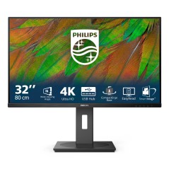 Philips 3000 series 32B1N3800 00 écran plat de PC 80 cm (31.5") 3840 x 2160 pixels 4K Ultra HD LCD Noir