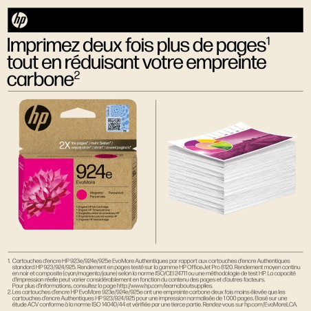 HP 924e Cartouche d’encre authentique Magenta EvoMore