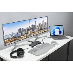 Kensington SD5760T Station d’accueil Thunderbolt 4 avec deux sorties vidéo 4K et alimentation 96 W
