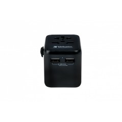 Verbatim 49543 adaptateur prise d'alimentation Universel Noir