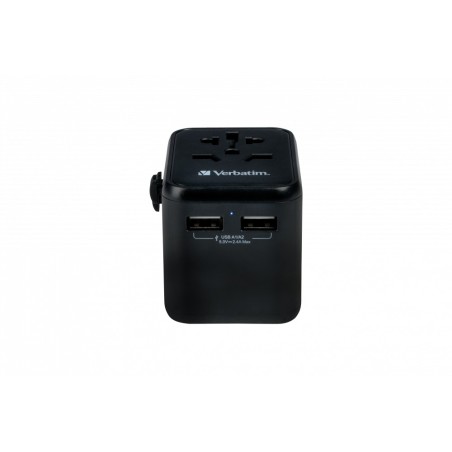 Verbatim 49543 adaptateur prise d'alimentation Universel Noir