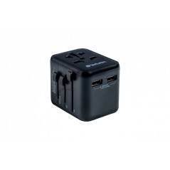 Verbatim 49543 adaptateur prise d'alimentation Universel Noir