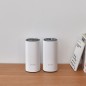 TP-Link Deco E4 (2-pack) Bi-bande (2,4 GHz / 5 GHz) Wi-Fi 5 (802.11ac) Blanc, Gris Interne TP-Link Deco E4 (2-pack) Bi-bande (2,4 GHz / 5 GHz) Wi-Fi 5 (802.11ac) Blanc, Gris Interne