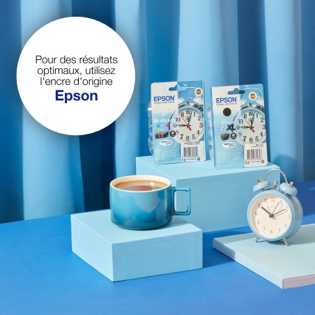 Epson Alarm clock Singlepack Cyan 27 DURABrite Ultra Ink