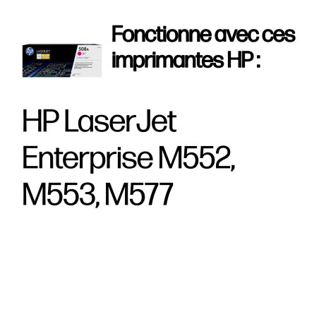 HP 508A toner LaserJet Magenta authentique