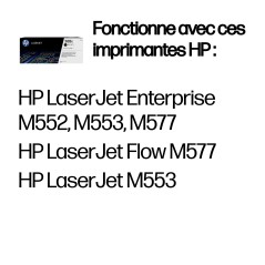 HP 508X toner LaserJet Noir grande capacité authentique
