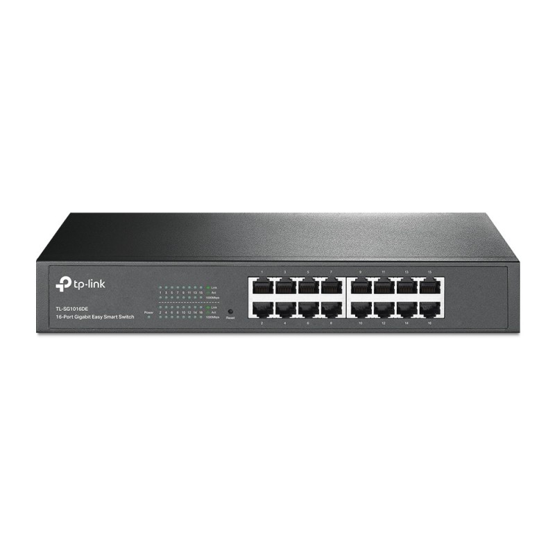 TP-Link TL-SG1016DE Géré L2 Gigabit Ethernet (10/100/1000) 1U Noir TP-Link TL-SG1016DE Géré L2 Gigabit Ethernet (10/100/1000) 1U Noir