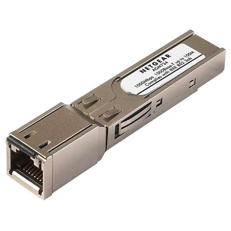 NETGEAR AGM734 module émetteur-récepteur de réseau Cuivre 1000 Mbit/s SFP+ NETGEAR AGM734 module émetteur-récepteur de réseau Cuivre 1000 Mbit/s SFP+