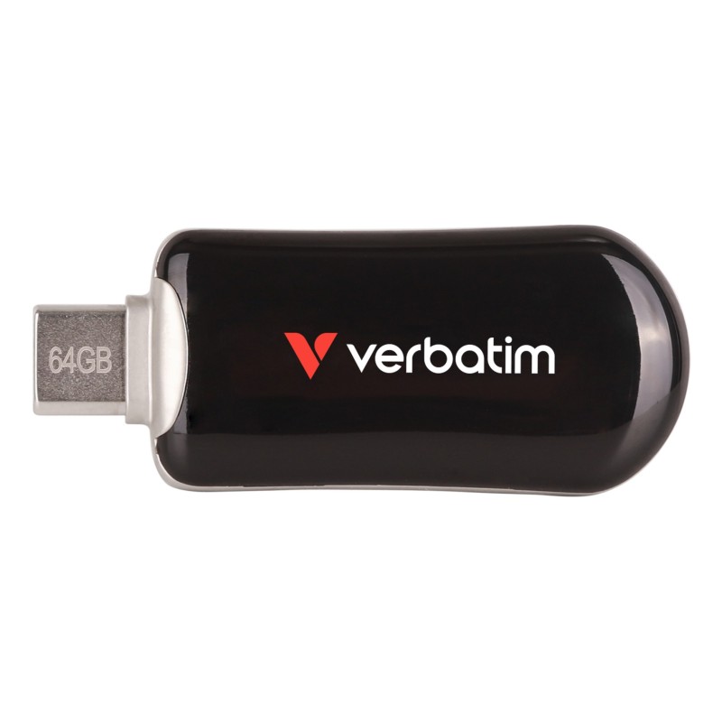 Verbatim 30224 lecteur USB flash 64 Go USB Type-C 3.2 Gen 1 (3.1 Gen 1) Noir Verbatim 30224 lecteur USB flash 64 Go USB Type-C 3.2 Gen 1 (3.1 Gen 1) Noir
