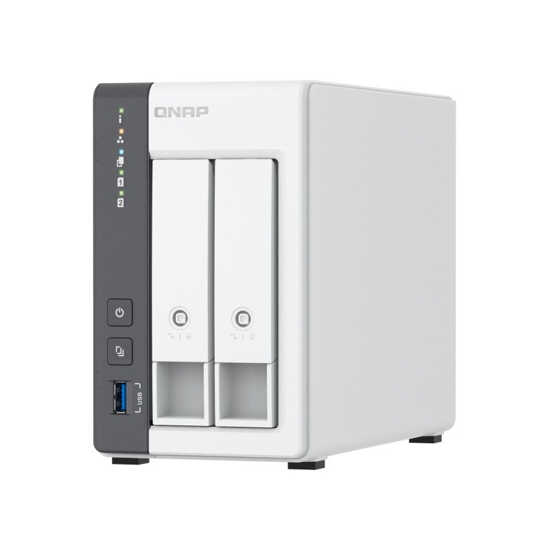 QNAP TS-216G serveur de stockage NAS Tower Cortex-A Cortex-A55 4 Go 0 To Blanc