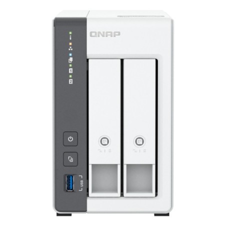 QNAP TS-216G serveur de stockage NAS Tower Cortex-A Cortex-A55 4 Go 0 To Blanc
