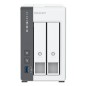 QNAP TS-216G serveur de stockage NAS Tower Cortex-A Cortex-A55 4 Go 0 To Blanc