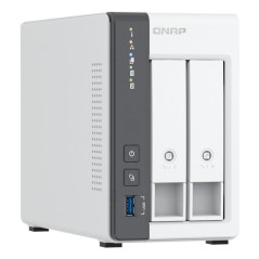 QNAP TS-216G serveur de stockage NAS Tower Cortex-A Cortex-A55 4 Go 0 To Blanc