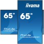 iiyama LH6565UHSB-B1 Écran d'affichage dynamique En forme de kiosk 163,8 cm (64.5") LED Wifi 800 cd/m² 4K Ultra HD Noir Intégré iiyama LH6565UHSB-B1 Écran d'affichage dynamique En forme de kiosk 163,8 cm (64.5") LED Wifi 800 cd/m² 4K Ultra HD Noir Intégré