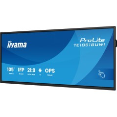 iiyama TE10518UWI-B1AG Écran d'affichage dynamique En forme de kiosk 2,66 m (104.6") LED Wifi 450 cd m² 5K Ultra HD Noir Écran
