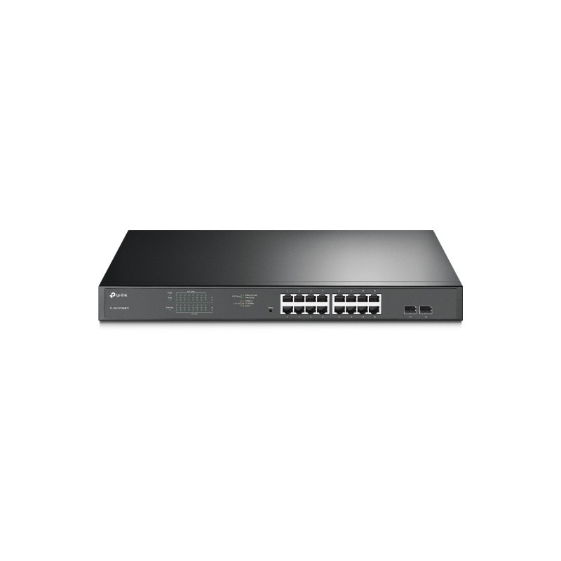 TP-Link TL-SG1218MPE Géré L2 Gigabit Ethernet (10/100/1000) Connexion Ethernet, supportant l'alimentation via ce port (PoE) 1U