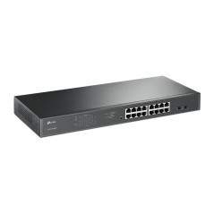 TP-Link TL-SG1218MPE Géré L2 Gigabit Ethernet (10/100/1000) Connexion Ethernet, supportant l'alimentation via ce port (PoE) 1U