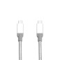 Verbatim Câble de synchronisation et de charge USB-C à USB-C USB 3.1 GÉN 2 de en acier inoxydable de 30 cm Verbatim Câble de synchronisation et de charge USB-C à USB-C USB 3.1 GÉN 2 de en acier inoxydable de 30 cm