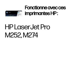 HP 201A toner LaserJet Cyan authentique