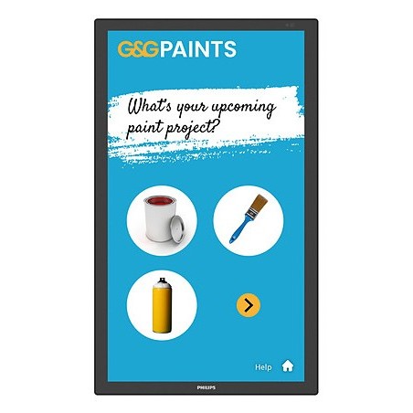 Philips 3000 series 24BDL3751T 00 Écran d'affichage dynamique Écran plat interactif 60,5 cm (23.8") LCD Wifi 250 cd m² Full HD
