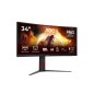 AOC G4 CU34G4AD écran plat de PC 86,4 cm (34") 3440 x 1440 pixels Noir, Rouge AOC G4 CU34G4AD écran plat de PC 86,4 cm (34") 3440 x 1440 pixels Noir, Rouge