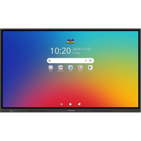 Viewsonic IFP8634 tableau blanc interactif 2,18 m (86") 3840 x 2160 pixels Écran tactile Noir
