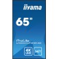iiyama LH6541UHS-B1AG Écran d'affichage dynamique 163,8 cm (64.5") LCD 500 cd/m² 4K Ultra HD Noir 24/7