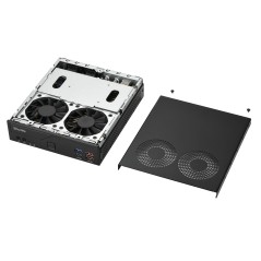 Shuttle Slim PC DH770 , S1700, 2x HDMI, 2x DP , 2x 2.5G LAN, 2x COM, 8x USB, 1x 2.5", 2x M.2, fonctionnement permanent 24 7,