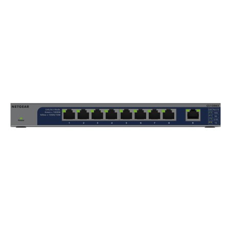 NETGEAR GS108MX-100EUS commutateur réseau Non-géré L2 Gigabit Ethernet (10 100 1000) Montage sur le bureau ou sur le mur