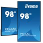 iiyama LH9875UHS-B2AG Écran d'affichage dynamique Écran plat de signalisation numérique 2,48 m (97.5") LED Wifi 500 cd/m² 4K iiyama LH9875UHS-B2AG Écran d'affichage dynamique Écran plat de signalisation numérique 2,48 m (97.5") LED Wifi 500 cd/m² 4K