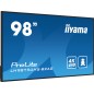 iiyama LH9875UHS-B2AG Écran d'affichage dynamique Écran plat de signalisation numérique 2,48 m (97.5") LED Wifi 500 cd/m² 4K iiyama LH9875UHS-B2AG Écran d'affichage dynamique Écran plat de signalisation numérique 2,48 m (97.5") LED Wifi 500 cd/m² 4K