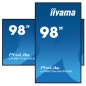 iiyama LH9875UHS-B2AG Écran d'affichage dynamique Écran plat de signalisation numérique 2,48 m (97.5") LED Wifi 500 cd/m² 4K iiyama LH9875UHS-B2AG Écran d'affichage dynamique Écran plat de signalisation numérique 2,48 m (97.5") LED Wifi 500 cd/m² 4K