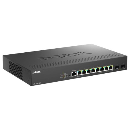 D-Link DMS-1250-10SP/E commutateur réseau Géré 2.5G Ethernet (100/1000/2500) Connexion Ethernet, supportant l'alimentation via