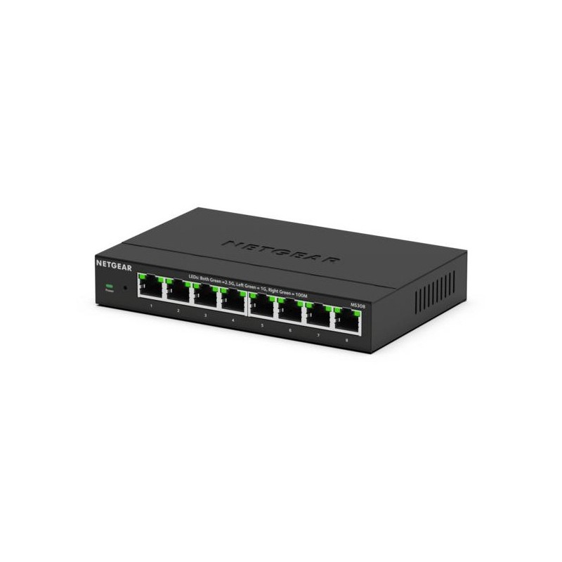NETGEAR MS308 Non-géré 2.5G Ethernet (100/1000/2500) Noir NETGEAR MS308 Non-géré 2.5G Ethernet (100/1000/2500) Noir