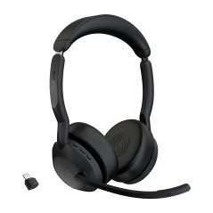 Jabra Evolve2 55 Casque Sans fil Arceau Bureau Centre d'appels USB Type-C Bluetooth Socle de chargement