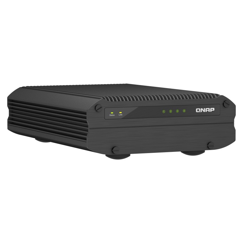 QNAP TS-I410X NAS Tower Intel Atom® x6425E 8 Go 0 To QNAP QTS Noir