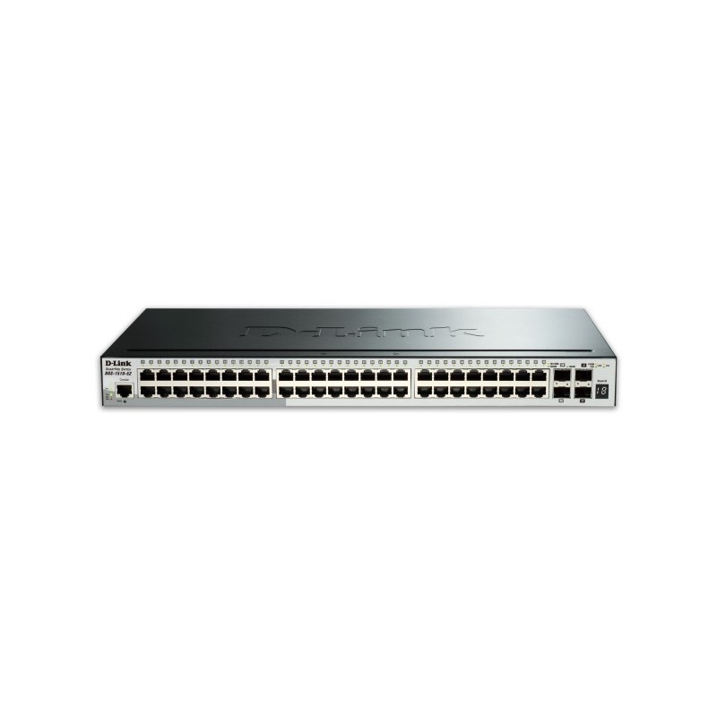 D-Link DGS-1510-52X commutateur réseau Géré L3 Gigabit Ethernet (10/100/1000) 1U Noir D-Link DGS-1510-52X commutateur réseau Géré L3 Gigabit Ethernet (10/100/1000) 1U Noir
