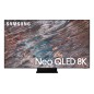 Samsung QP85A-8K Écran plat de signalisation numérique 2,16 m (85") LCD Wifi 500 cd/m² 8K Ultra HD Acier inoxydable Intégré