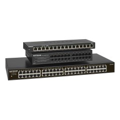 NETGEAR GS348 Non-géré Gigabit Ethernet (10 100 1000) 1U Noir