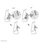 Neomounts FPMA-VESAMAC2127 Adaptateur VESA iMac