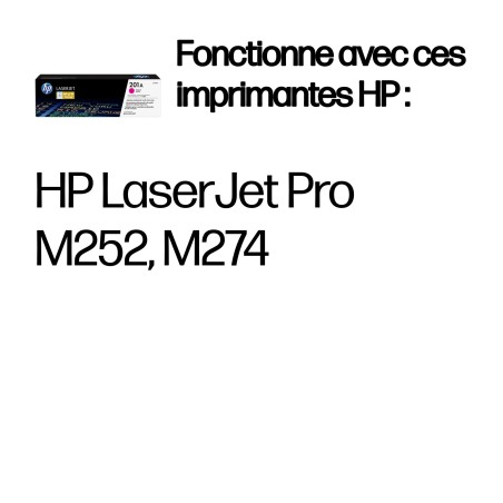HP 201A toner LaserJet Magenta authentique