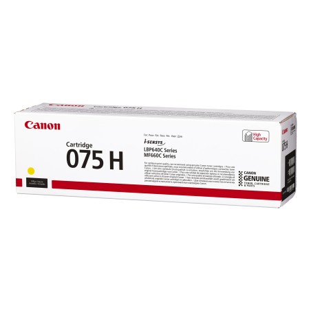 Canon 075 H Cartouche de toner 1 pièce(s) Original Jaune