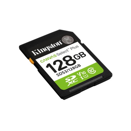 Kingston Technology 128 Go SDXC Canvas Select Plus Gen3 150 Mo/s C10 UHS-I U1 V10