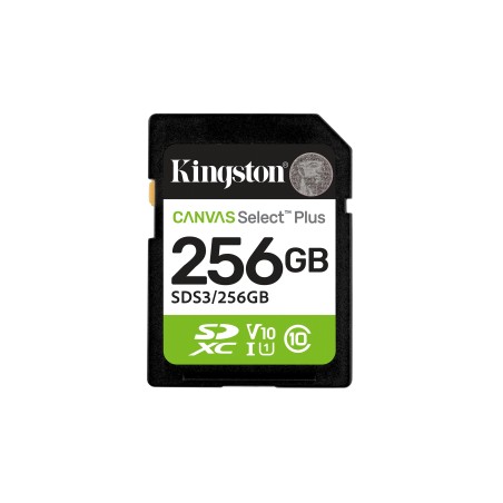 Kingston Technology 256 Go SDXC Canvas Select Plus Gen3 150 Mo s C10 UHS-I U1 V10